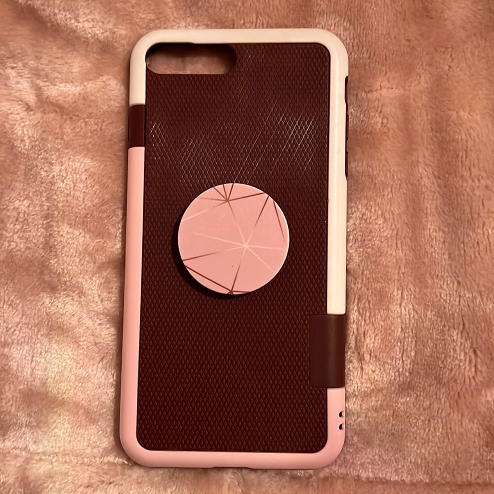 IPhone 7 Plus case. Maroon in color. Used a few times. Like new.